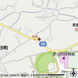 奈良県大和郡山市矢田町4492-1周辺の地図