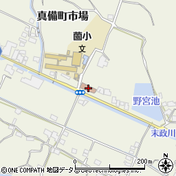 真備公民館薗周辺の地図
