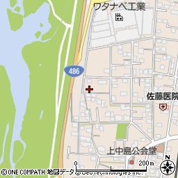 岡山県総社市清音上中島42-1周辺の地図
