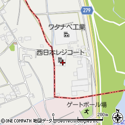 西日本レジコート周辺の地図