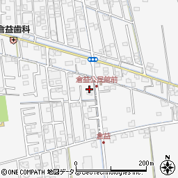 岡山県岡山市中区倉益122周辺の地図
