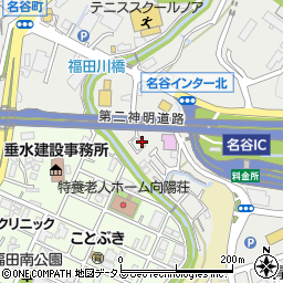 兵庫県神戸市垂水区名谷町前田周辺の地図