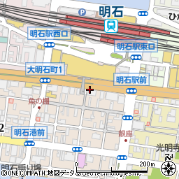 東山学館看護受験ゼミ　明石校周辺の地図