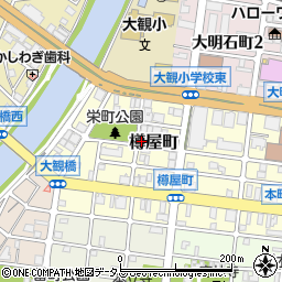 兵庫県明石市樽屋町10-12周辺の地図