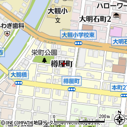 兵庫県明石市樽屋町10-8周辺の地図