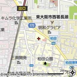 セブンイレブン東大阪柏田本町店周辺の地図