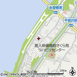 岡山市営西大寺浜団地周辺の地図