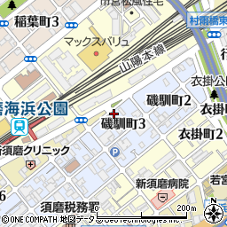 兵庫県神戸市須磨区磯馴町3丁目31周辺の地図