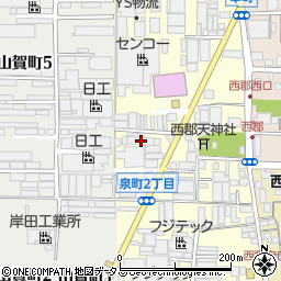米田鉄建周辺の地図
