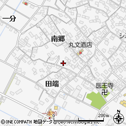 愛知県田原市小中山町南郷80-1周辺の地図