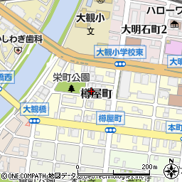 兵庫県明石市樽屋町10-11周辺の地図