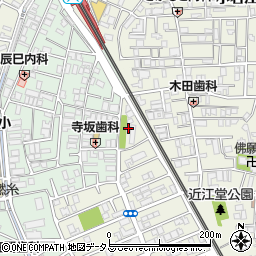 大阪府東大阪市源氏ケ丘1-5周辺の地図