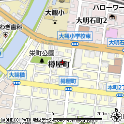 兵庫県明石市樽屋町10周辺の地図