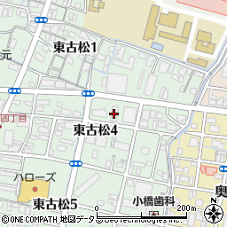 中国電力古松変電所周辺の地図