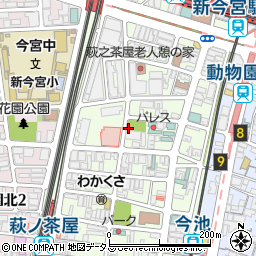 萩之茶屋北公園公衆トイレ周辺の地図