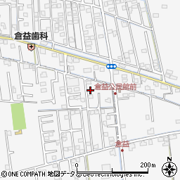 岡山県岡山市中区倉益116-3周辺の地図