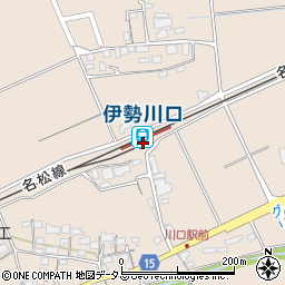 伊勢川口駅周辺の地図