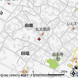 愛知県田原市小中山町南郷70周辺の地図