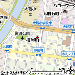 兵庫県明石市樽屋町10-21周辺の地図