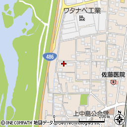 岡山県総社市清音上中島42周辺の地図