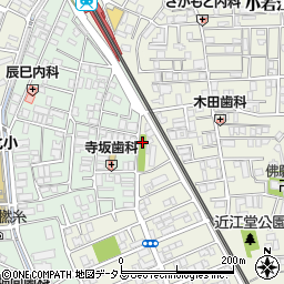 大阪府東大阪市源氏ケ丘1-15周辺の地図