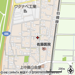 岡山県総社市清音上中島151-2周辺の地図