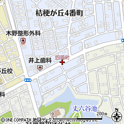 四番町周辺の地図