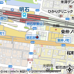 焼肉の和民 明石駅前店周辺の地図