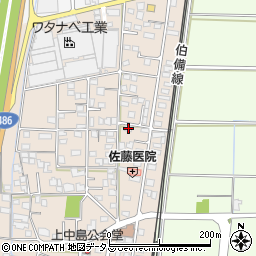 岡山県総社市清音上中島165周辺の地図