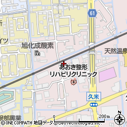 岡山県岡山市北区久米253周辺の地図