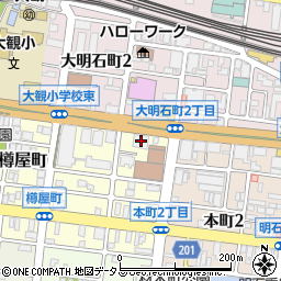 兵庫県明石市樽屋町1-29周辺の地図