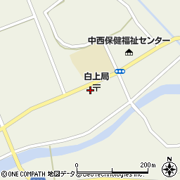 益田警察署　中西駐在所周辺の地図