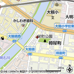 兵庫県明石市樽屋町21-7周辺の地図