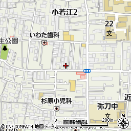 阪神調剤薬局　長瀬店周辺の地図