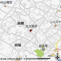 愛知県田原市小中山町南郷73周辺の地図
