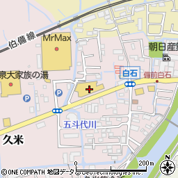 岡山スバル自動車本社周辺の地図