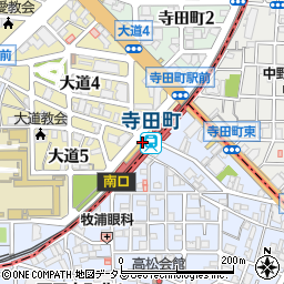 ドン・キホーテ寺田町駅店周辺の地図