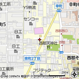大阪府八尾市泉町2丁目66-4周辺の地図