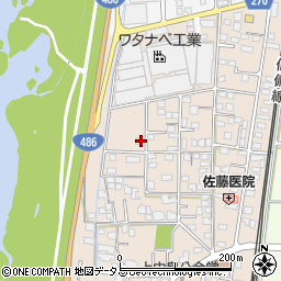 岡山県総社市清音上中島36周辺の地図