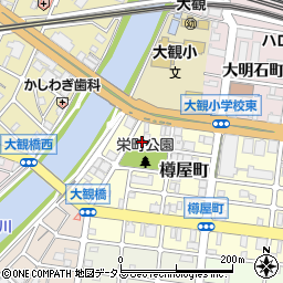 兵庫県明石市樽屋町20-9周辺の地図