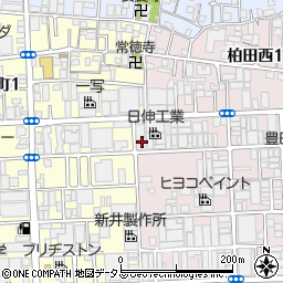 リパーク東大阪柏田西２丁目駐車場周辺の地図