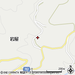 奈良県山辺郡山添村岩屋717周辺の地図