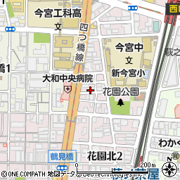 大阪靴メーカー協同組合周辺の地図