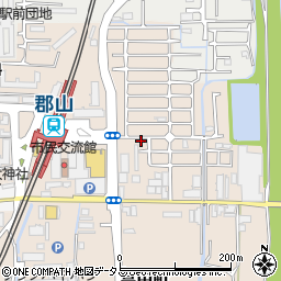 奈良県大和郡山市高田町43-148周辺の地図