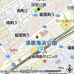 タイムズ須磨海浜公園駅前第３駐車場周辺の地図