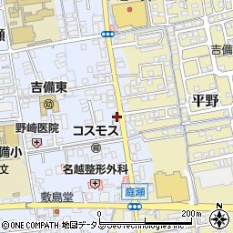 岡山県岡山市北区庭瀬201周辺の地図