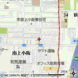 Ｄパーキング南上小阪第１駐車場周辺の地図