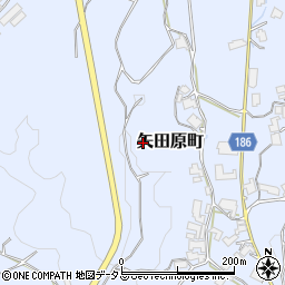 奈良県奈良市矢田原町周辺の地図