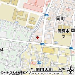 岡山県岡山市北区岡町14-4周辺の地図