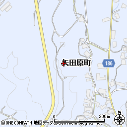 奈良県奈良市矢田原町周辺の地図